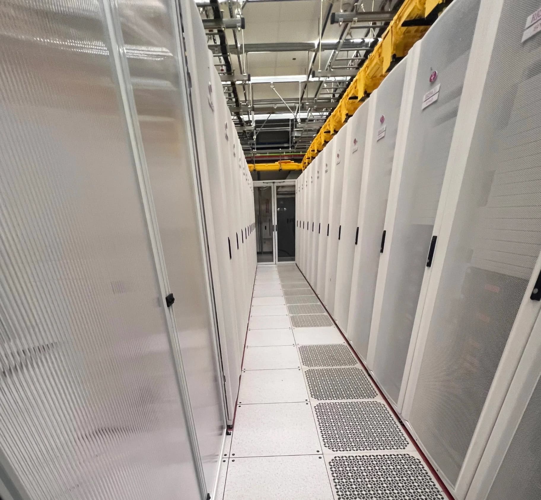 Data center hot aisle
